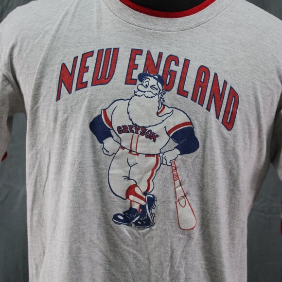 Vintage Baseball Shirt - New England Grey Sox by Salem - Men's Large - Picture 2 of 9